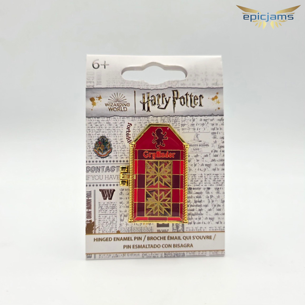 Loungefly Harry Potter Gryffindor Window Hinge Enamel Pin New